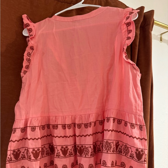 LOFT Pink boho top Small - Picture 1 of 4